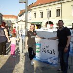 Marko Krička zamjenik gradonačelnice Grada Siska Andreja Vedrina voditelica projekta Pogled u plavo